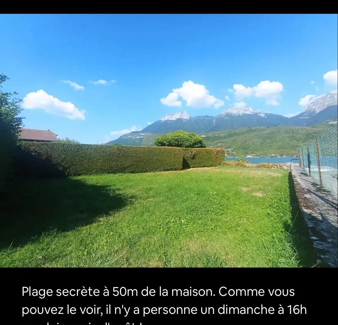 Holiday home La Maison Du Roc / 8 Pers / Au Bord Du Lac D'Annecy Villa Duingt France